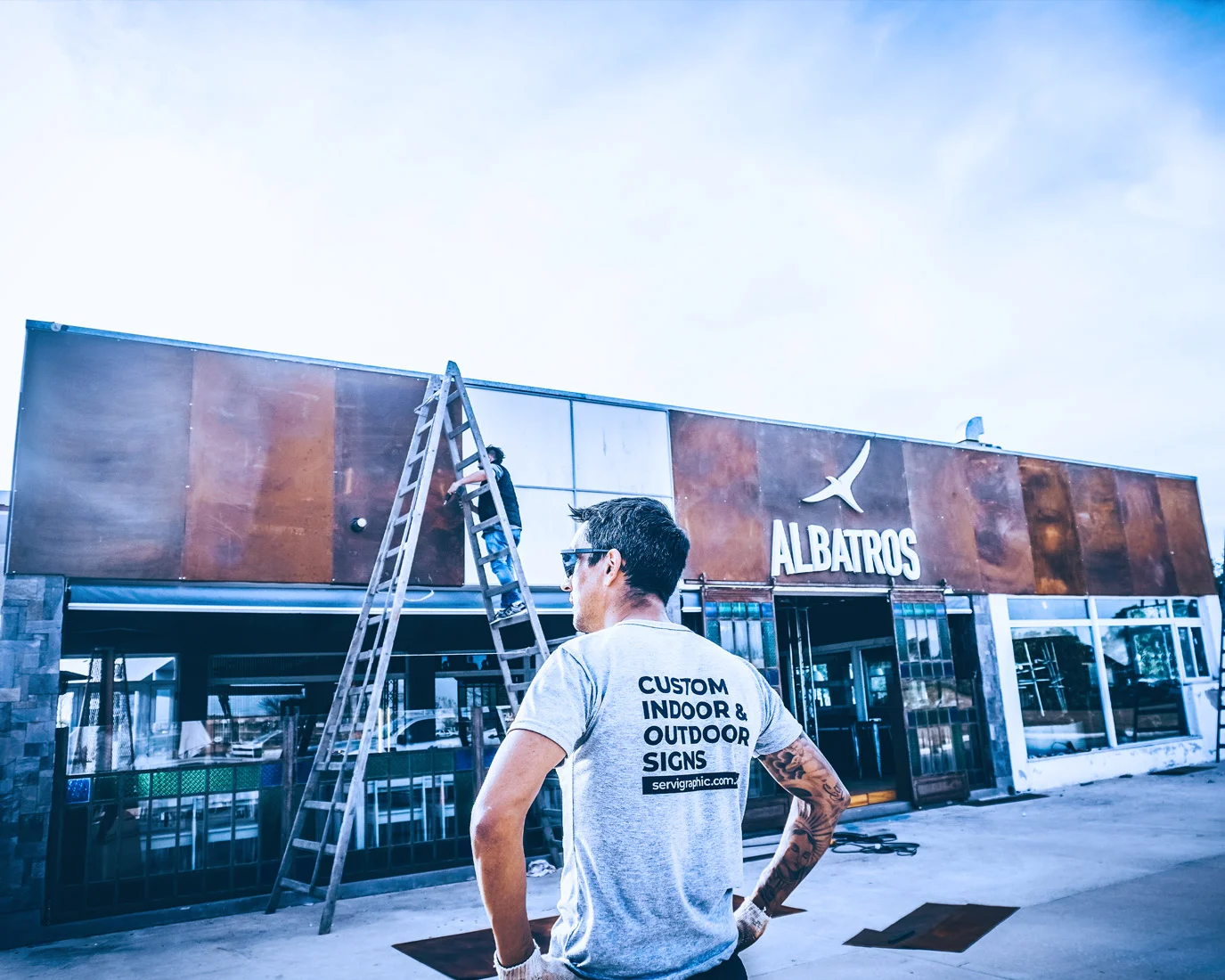 Revestimiento de fachada.